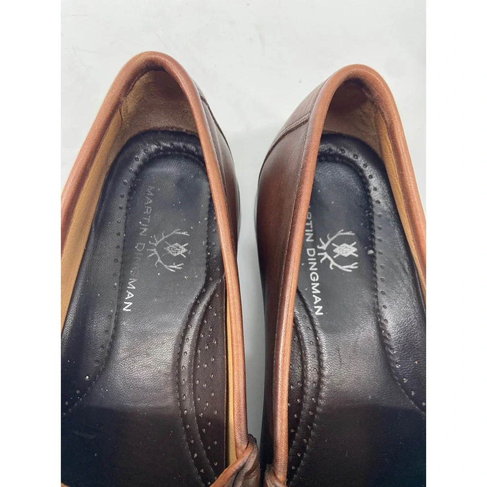 Martin Dingman Loafer Men 13 Addison II Horse Bit Preppy Classic Dress Leather